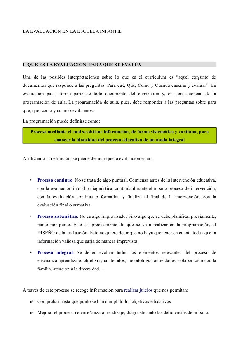 Objetivos alimentacion educacion infantil